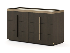 KENSINGTON - Wood veneer chest of drawers _ Stylish Club